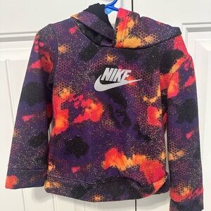 Nike Kids' Purple and Orange Hoodie